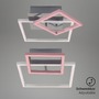 Hranatá - BRI 3118018 LED rám 35,8 cm 12W 1300lm chrom (starý kód: BRI 3118-018) - BRILONER - foto 4