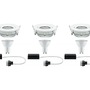 Koupelnová - P 92898 Zápustné svítidlo LED Nova IP65 kulaté 7W GU10 bílá 3ks výklopné - PAULMANN - foto 4