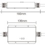 Ovladače pro vícebarevné LED pásky, RGB, RGBW - IMPR 843506 Deko-Light stmívač, RF-smart, LED-stmívač 5v1, 5 kanálový, 12-48V, 20A, IP67, konstantní napětí, 12-48V DC RF / Zigbee 3.0 / Intelli-Push 5 CH - foto 4