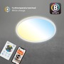 Kruhová - BRILO 7059016 CCT svítidlo LED panel, pr. 42 cm, 22 W, 3000 lm, bílé (starý kód: BRILO 7059-016) - BRILO - foto 4