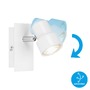 Bodová - BRI 2861-016 Bodové svítidlo 12 cm 1xGU10 5W 460lm bílé - BRILONER - foto 4
