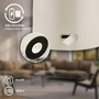 Stolní lampy dekorační - BRILO 7669014 Gila stolní lampa - 2,6W, 200lm, bezdrátová, LED, IP44, dotykový vypínač, stmívatelná, kávová/světlešedá - BRILO - foto 4