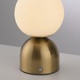 Stolní lampy dekorační - LD 19218-12 Kolekce Schöner Wohnen LED bateriové stolní svítidlo RUDI, zlatá, nabíjecí přes USB, 3000-6000K - JUST LIGHT - foto 4