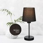 Stolní lampy dekorační - BRILO 7024-015 Stolní lampa, 31,4 cm, max. 25 W, černá - BRILO - foto 4