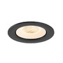 Kruhová - LA 1009704 NUMINOS® GIMBLE L Stropní vestavné svítidlo, 2700 K, 20°, IP20, kulaté, černé / bílé - BIG WHITE (SLV) - foto 4