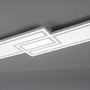 Hranatá - LD 14875-16 EDGING LED stropní svítidlo bílé ploché 110x28, dálkový ovladač, stmívatelné, CCT nastavení teploty barvy 2700-5000K - LEUCHTEN DIREKT / JUST LIGHT - foto 4
