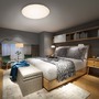 Kruhová - BRILO 3318016 LED stropní svítidlo hvězdné nebe, CCT, noční světlo, dálkový ovladač, stmívatelné (starý kód: BRILO 3318-016) - BRILO - foto 4