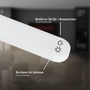 Stojací lampy - BRILO 1660016 Mura stojanová lampa - 6W, 600lm, LED, stmívatelné, dotykový vypínač, nastavitelné, bílé - BRILO - foto 4