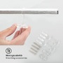 Dekorativní - BRILO 3501-018 LED stropní svítidlo, 227,2 cm, 24 W, hliník-chrom - BRILO - foto 4