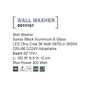 Reflektory - NV 9011161 WALL WASHER černý hliník a sklo LED Chip Cree 36W 3000K DC24V nastavitelné 30st. IP67 Max Power 300W - NOVA LUCE - foto 4
