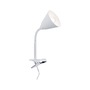 Stolní lampy s klipem - P 95431 Svítidlo se skřipcem Vitis Flexarm E14 bílá a šňůrový vypínač - PAULMANN - foto 4