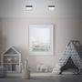 Hranatá - BRI 7076-415 LED stropní svítidlo hvězdné nebe, 15,7 cm, 11 W, černá - BRILONER - foto 4