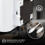 Nepřímé osvětlení - BRI 3878016 Chat nástěnné svítidlo - 3W, 270lm, bezdrátová, LED, s pohybovým čidlem, bílé - BRILONER - foto 4