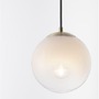 Koule - NV 9028837 Závěsné svítidlo JIAN mosazný zlatý kov a bílé sklo s přechody E27 1x12W 230V IP20 bez žárovky - NOVA LUCE - foto 4