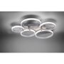 Dekorativní - LD 12112-55 JOHANNA LED stropní svítidlo, 5-ramenné, kruhy, ocel 3000K - LEUCHTEN DIREKT / JUST LIGHT - foto 4