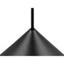 Kónická - LA 1008503 MAGICO 38 závěsné svítidlo, E27, délka závěsu 180 cm, 1x max. 10 W, matná černá barva - BIG WHITE (SLV) - foto 4