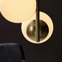Kónická - NOR 48603035 Závěsné svítidlo Lilly 3x40W E14 mosaz opál - NORDLUX - foto 4