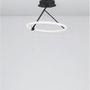 Kruhová - NV 9892162 Stropní svítidlo JANUS černý hliník a akryl LED 21W 230V 3000K IP20 - NOVA LUCE - foto 4