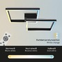 Hranatá - BRILO 3753-015 RGB CCT LED stropní svítidlo, 64 cm, 40 W, 3600 lm, černá - BRILO - foto 4