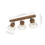 Bodová - LD 11488-60 ALAMI Stropní svítidlo, matná mosaz, E27 vyměnitelné, industriální styl - LEUCHTEN DIREKT / JUST LIGHT - foto 4