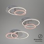 Kruhová - BRI 3222-012 LED stropní svítidlo, 39 cm, 30 W, matný nikl - BRILONER - foto 4