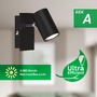 Bodová - BRILO 2840015 Isil A LED nástěnné svítidlo do interiéru, třída A, nastavitelné, černá - BRILO - foto 4