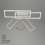 Hranatá - BRILO 3774019 LED stropní svítidlo, 56 cm, paměť, 30W, 2850lm, hliník - BRILO - foto 4