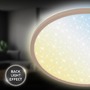Kruhová - BRILO 7655011 Slim svítidlo LED panel pr.37,5 cm - 22W, 3000lm, dálkový ovladač, stmívatelné, béžová - BRILO - foto 4
