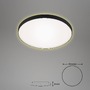 Kruhová - BRI 3443-215 LED stropní svítidlo, pr. 35,5 cm, 18 W, černá-bílá - BRILONER - foto 4