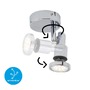 Bodová - BRI 2992018 LED bodové svítidlo pr. 8 cm 1xGU10 4,8W 400lm chrom (starý kód: BRI 2992-018) - BRILONER - foto 4