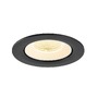 Kruhová - LA 1009728 NUMINOS® GIMBLE L Stropní vestavné svítidlo, 3000 K, 55°, IP20, kulaté, černé / bílé - BIG WHITE (SLV) - foto 4