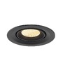 Kruhová - LA 1009562 NUMINOS® GIMBLE M Stropní vestavné svítidlo, 3000 K, 40°, černé - BIG WHITE (SLV) - foto 4