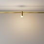 Lištové Magnetic Maytoni Flarity - M TR145-1-3W2.7K-W-BS-DE Svítidlo pro kolejnicový systém Skim 2700K 3W teplá bílá mosaz hliník Flarity - MAYTONI - foto 4