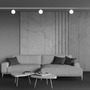 Lištové Magnetic Maytoni Exility - M TR038-2-5W3K-W-1 Svítidlo pro kolejnicový systém Luna 3000K 5W teplá bílá bílá sklo 330lm Exility - MAYTONI - foto 4