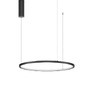 Kruhová - NV 9345601 Závěsné svítidlo TARQUIN černý hliník a akryl LED 36W 230V 3000K IP20 stmívatelné - NOVA LUCE - foto 4