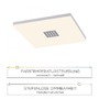 Hranatá - PN 6433-95 PURE-NEO LED stropní svítidlo hranaté s nastavitelnou barvou světla a dálkovým ovladačem 2700-5000K - PAUL NEUHAUS - foto 4