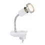 S ramenem - BRI 2892016P AKCE - LED svítidlo do zásuvky, bílá, 1xLED/GU10/3W (starý kód: BRI 2892-016P) - BRILONER - foto 4