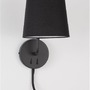 S ramenem - NV 9129330 Nástěnné svítidlo SAGE černý hliník černé stínidlo vypínač na těle E27 1x12W LED 1x3W 220V bez žárovky IP20 čtecí lampička - NOVA LUCE - foto 4