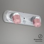 Přisazená - BRI 2275-024 LED noční lampička 18,6 cm 2x0,17W 17lm stříbrná - BRILONER - foto 4