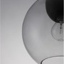 Koule - NV 9009241 Závěsné svítidlo MIDORI matný černý kov a světle šedé sklo E27 1x12W 230V IP20 bez žárovky - NOVA LUCE - foto 4