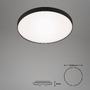 Kruhová - BRI 3351-015 LED stropní svítidlo, pr. 28,5 cm, 13 W, černá-bílá - BRILONER - foto 4