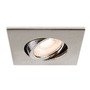 Pro zapuštěná svítidla - LA 1007186 UNIVERSAL DOWNLIGHT kryt pro downlight IP20, výkyvný, hranatý, hliník - BIG WHITE (SLV) - foto 4