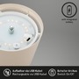 Stolní lampy dekorační - BRILO 7508011 Kiki stolní lampička bezdrátová, dotykový vypínač, nastavitelná výška, stmívatelné, nabíjecí, béžová - BRILO - foto 4