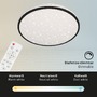 Kruhová - BRILO 3447115 LED stropní svítidlo hvězdné nebe, pr. 38 cm, 24 W, černá (starý kód: BRILO 3447-115) - BRILO - foto 4