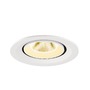 Kruhová - LA 1009569 NUMINOS® GIMBLE M Stropní vestavné svítidlo, 3000 K, 20°, bílá - BIG WHITE (SLV) - foto 4
