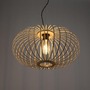 Dekorativní - LD 11409-79 RACOON LED závěsné svítidlo přírodní dřevo 1 ramenné ellipsenförmig Hängežárovka - LEUCHTEN DIREKT / JUST LIGHT - foto 4