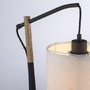 Stolní lampy dekorační - LD 14184-16 GREEN SOFI LED stolní lampa černá s imitací dřeva šňůrový vypínač IP20 do interiéru - LEUCHTEN DIREKT / JUST LIGHT - foto 4