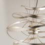 Dekorativní - HVLG 216-43-CE Závěsné svítidlo CALLIGRAPHY kov/sklo zlatá/čirá LED 24W 2700K stmívatelné - HUDSON VALLEY (Corbettt) - foto 4