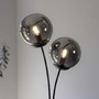 Stolní lampy dekorační - LD 14605-18 BIG WIDOW LED stolní lampa, černá, jednoduchá, šňůrový vypínač, 2 ramenná - LEUCHTEN DIREKT / JUST LIGHT - foto 4