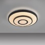 Kruhová - LD 15454-18 LED stropní svítidlo TURANUS, černá, kruhové, hvězdné nebe, 3000K - JUST LIGHT - foto 4